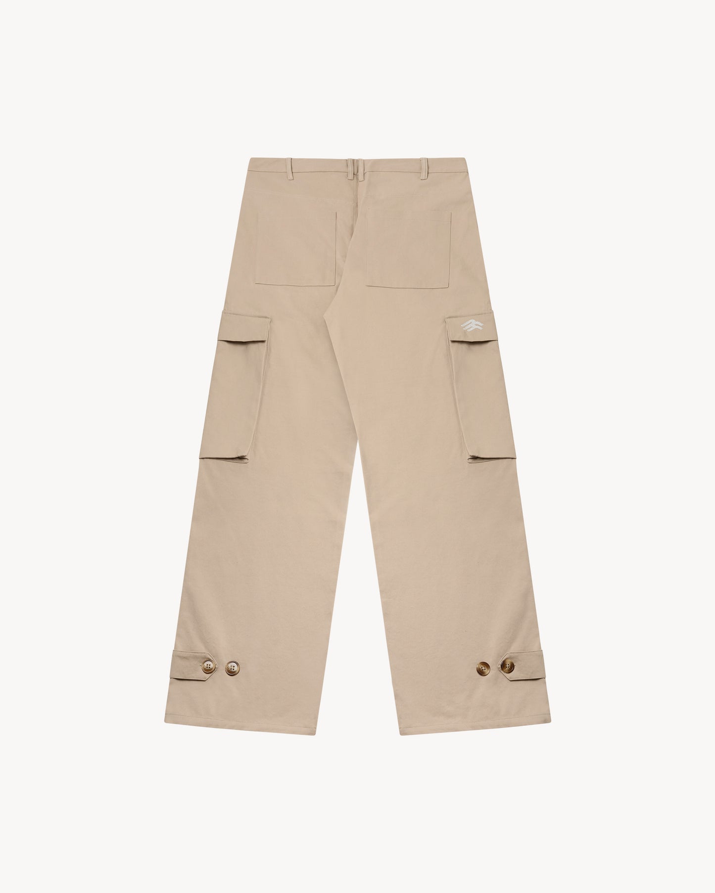 Ecru Cargo Pants
