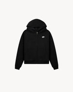 Boxy Fit Zip Hoodie
